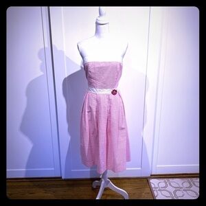 Paraphrase strapless dress